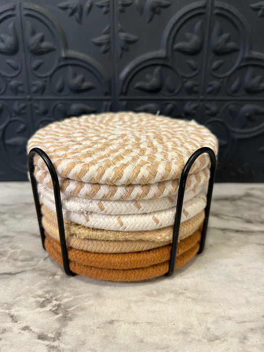Woven Coaster Set of 8