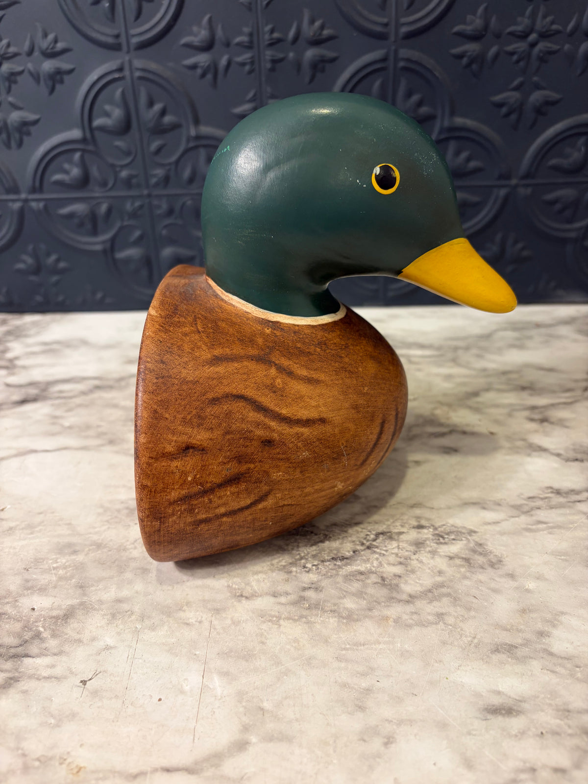 Mallard Duck Head Bookend Only 1