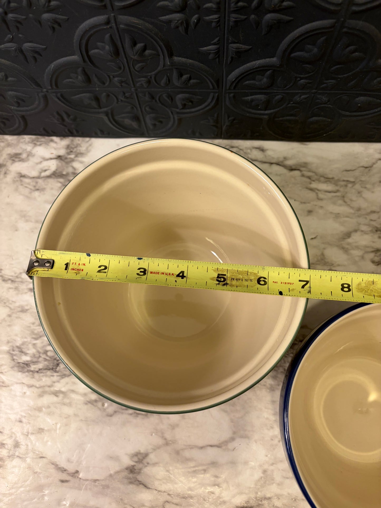 Set of 2 Stoneware Mixing Bowls by Over and Back