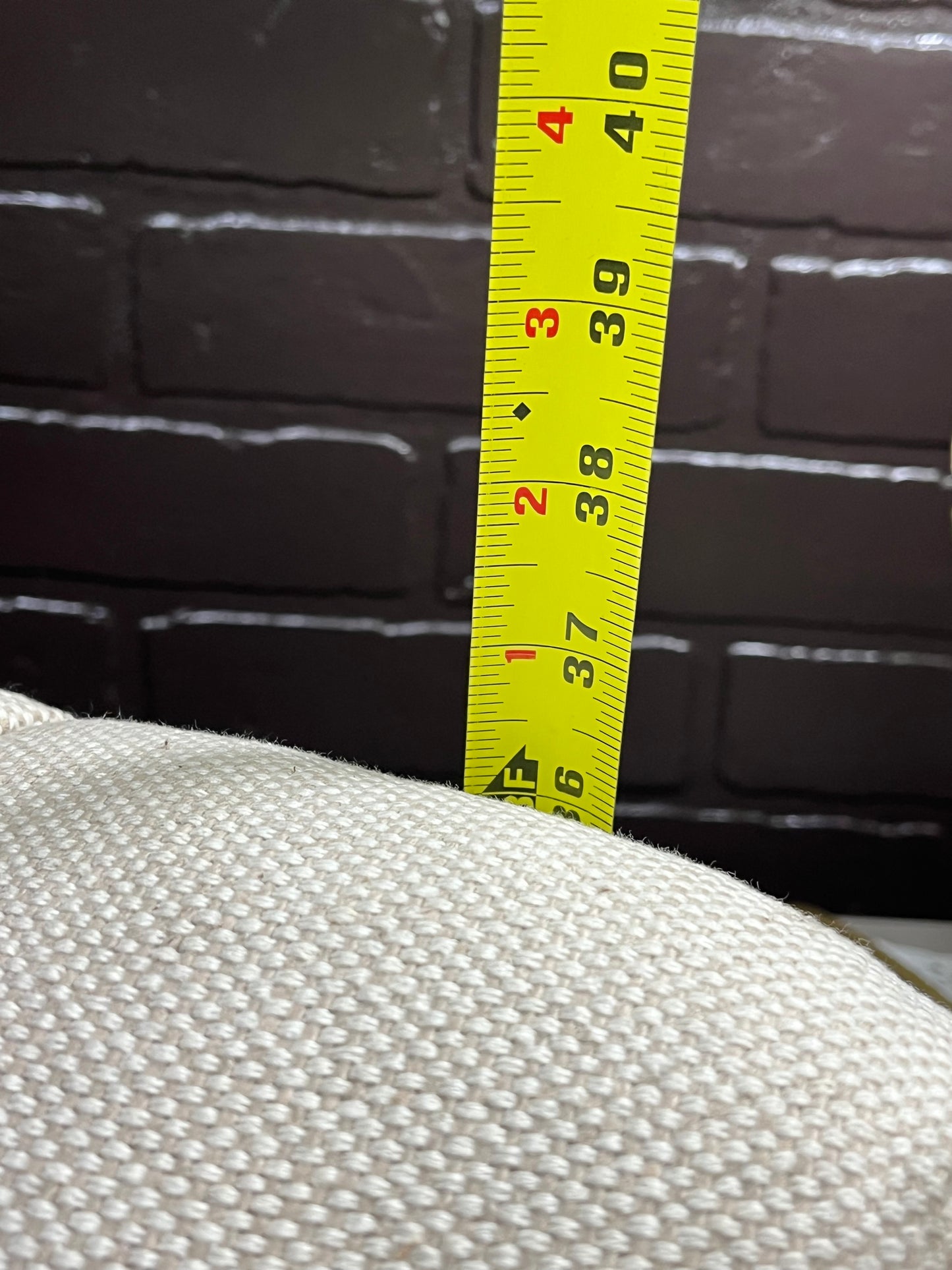 Asymetrical Cream Shell Chair