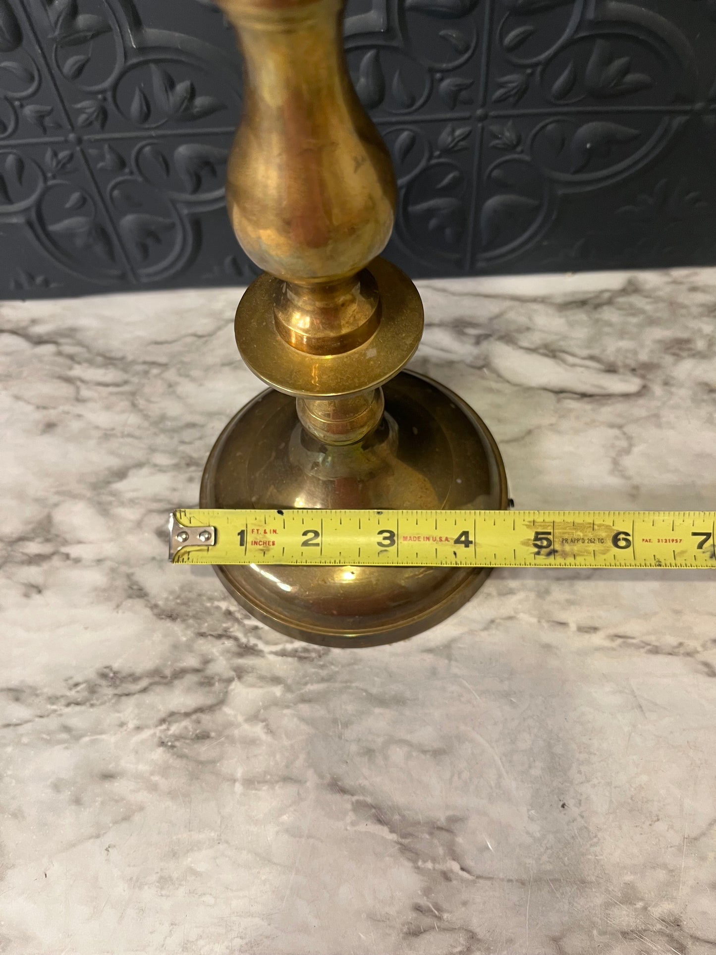 Brass candle Holder 12"