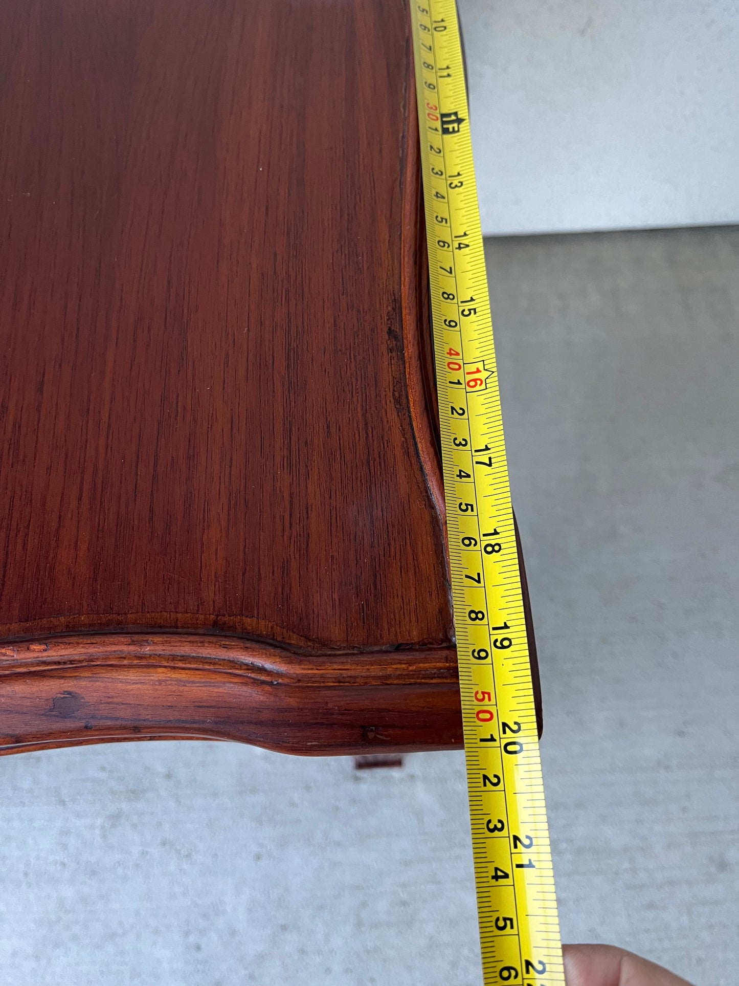 Chinese Chippendale Style Carved Side Table