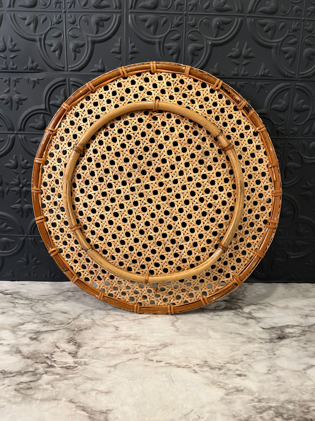 Round Wicker Tray – Make Me Modern Decor