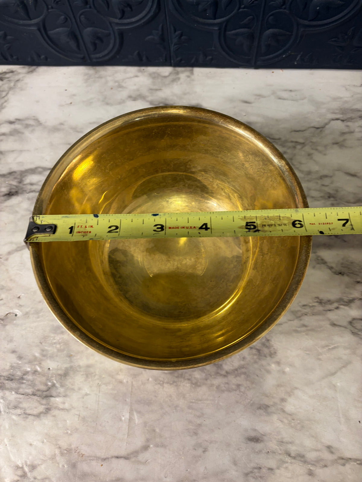 3.25 Brass Pedestal Bowl