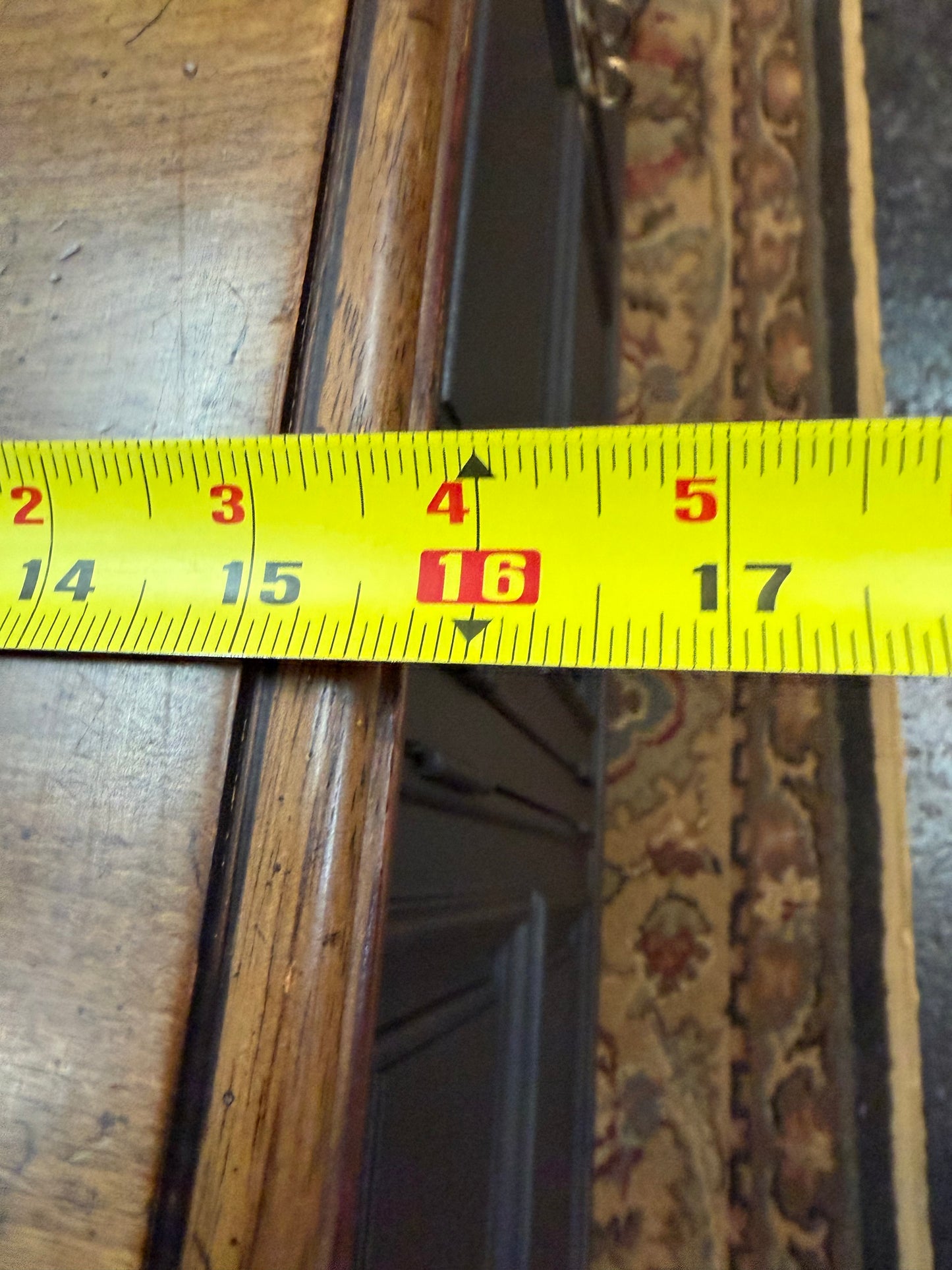 Vintage Wood Dark Painted Console