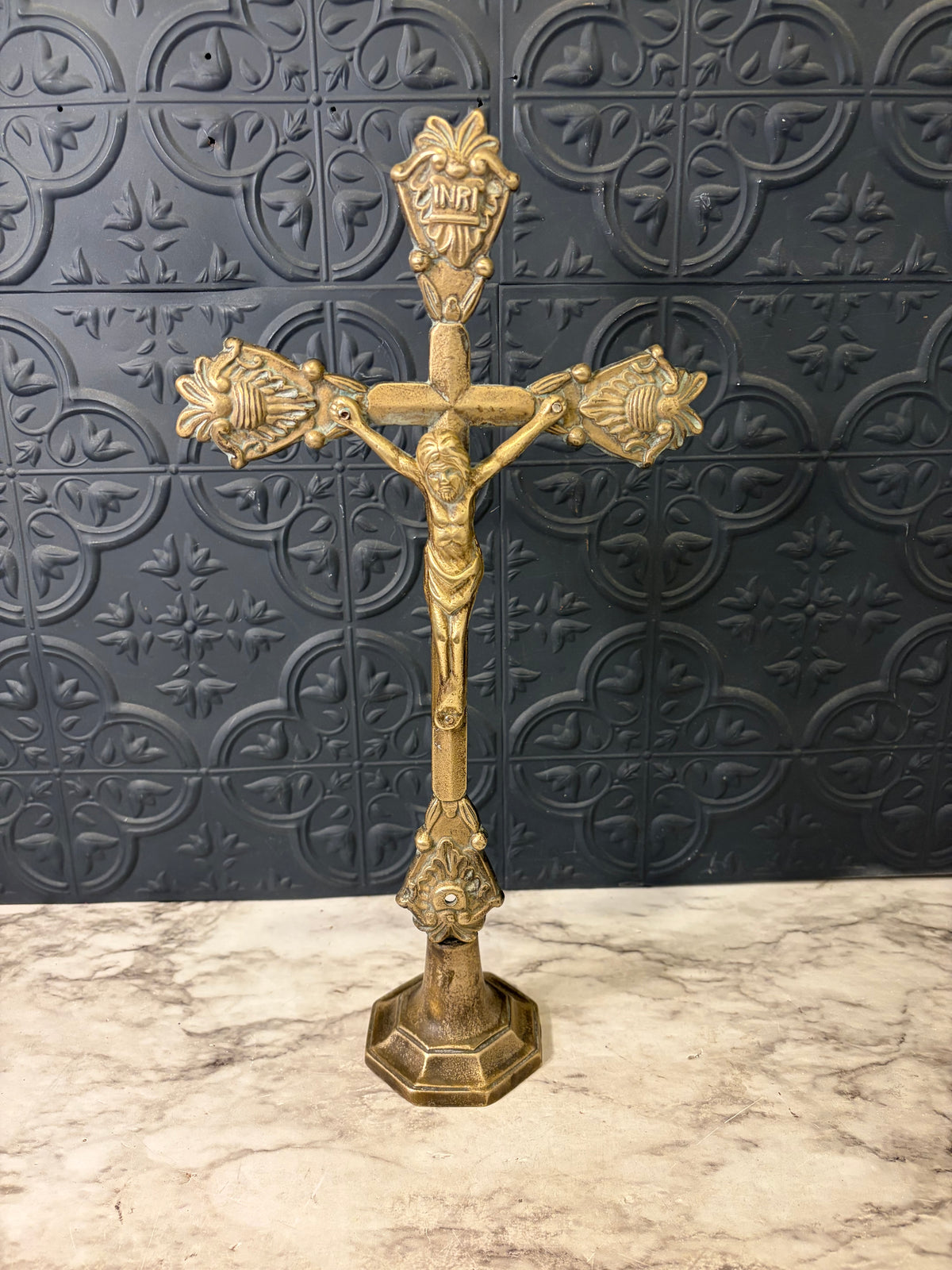 Vintage Standing Cruxifix