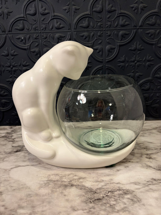 Haegar Cat and Fishbowl