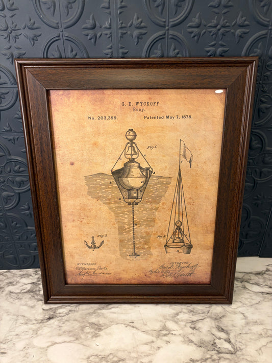 Patent image for 1878 Buoy Framed