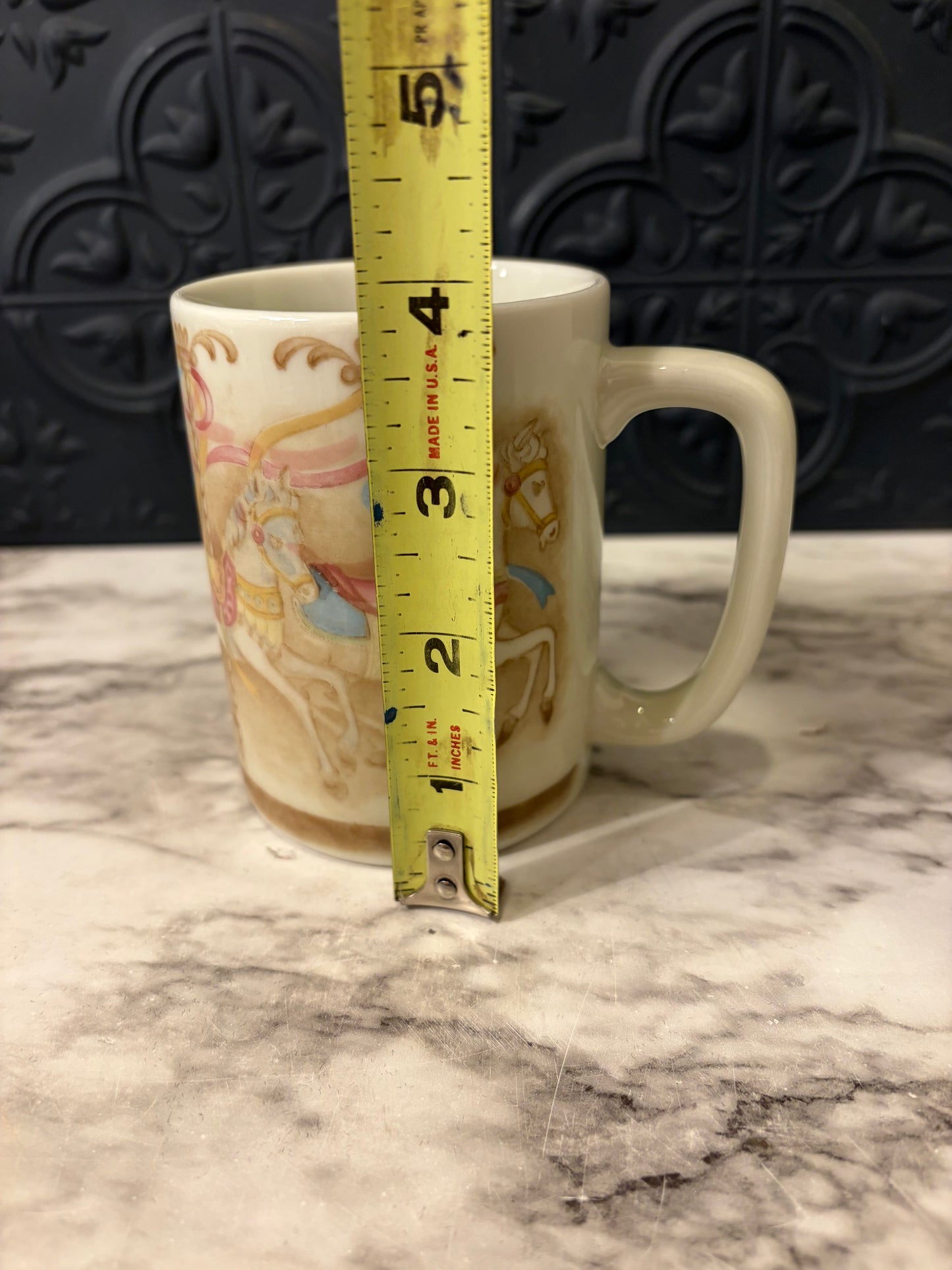 Vintage Japanese Carousel Mug