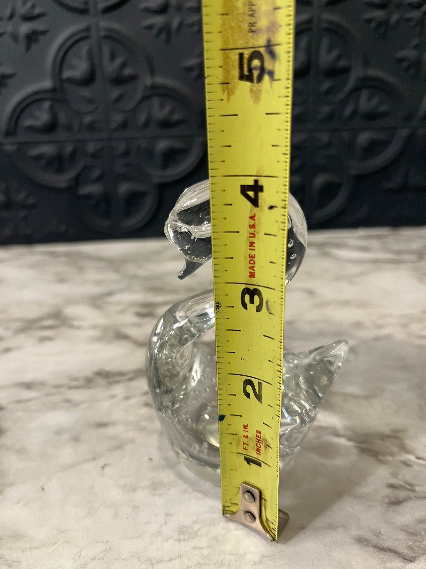 Handblown Glass Swan Small