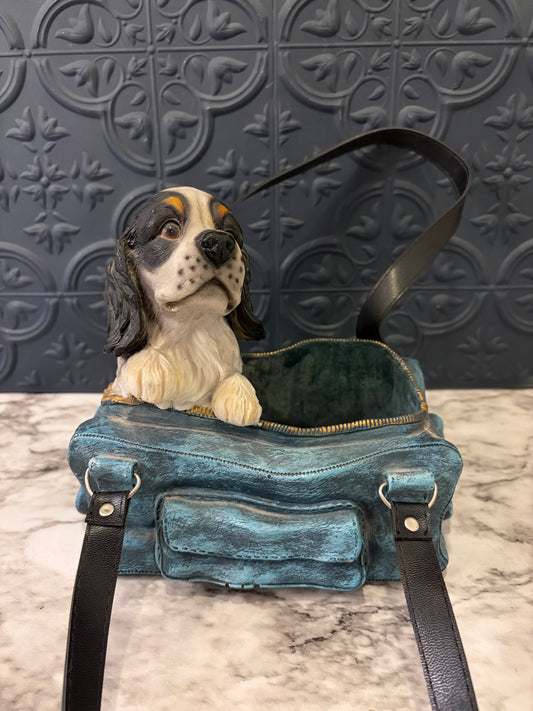 Cocker Spaniel Resin Planter purse