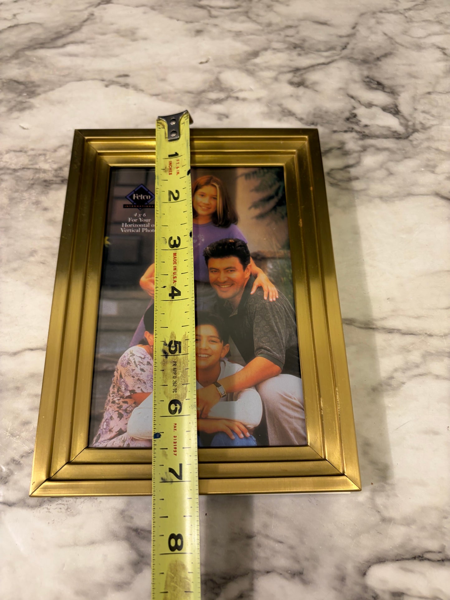 Brass Deco Style Picture Frame