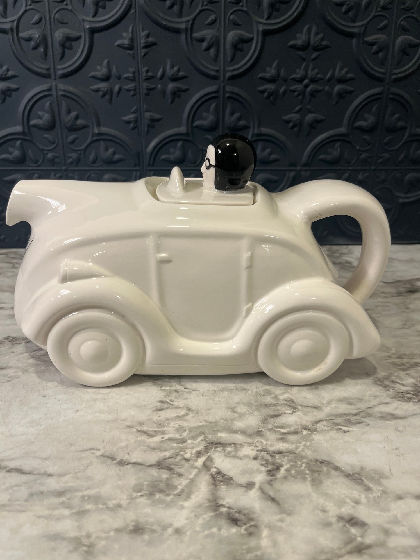 Vintage Racecar Teapot