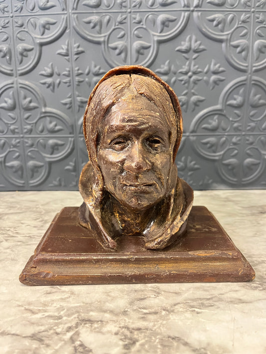 Vintage Pueblo of Zuni Woman Candle