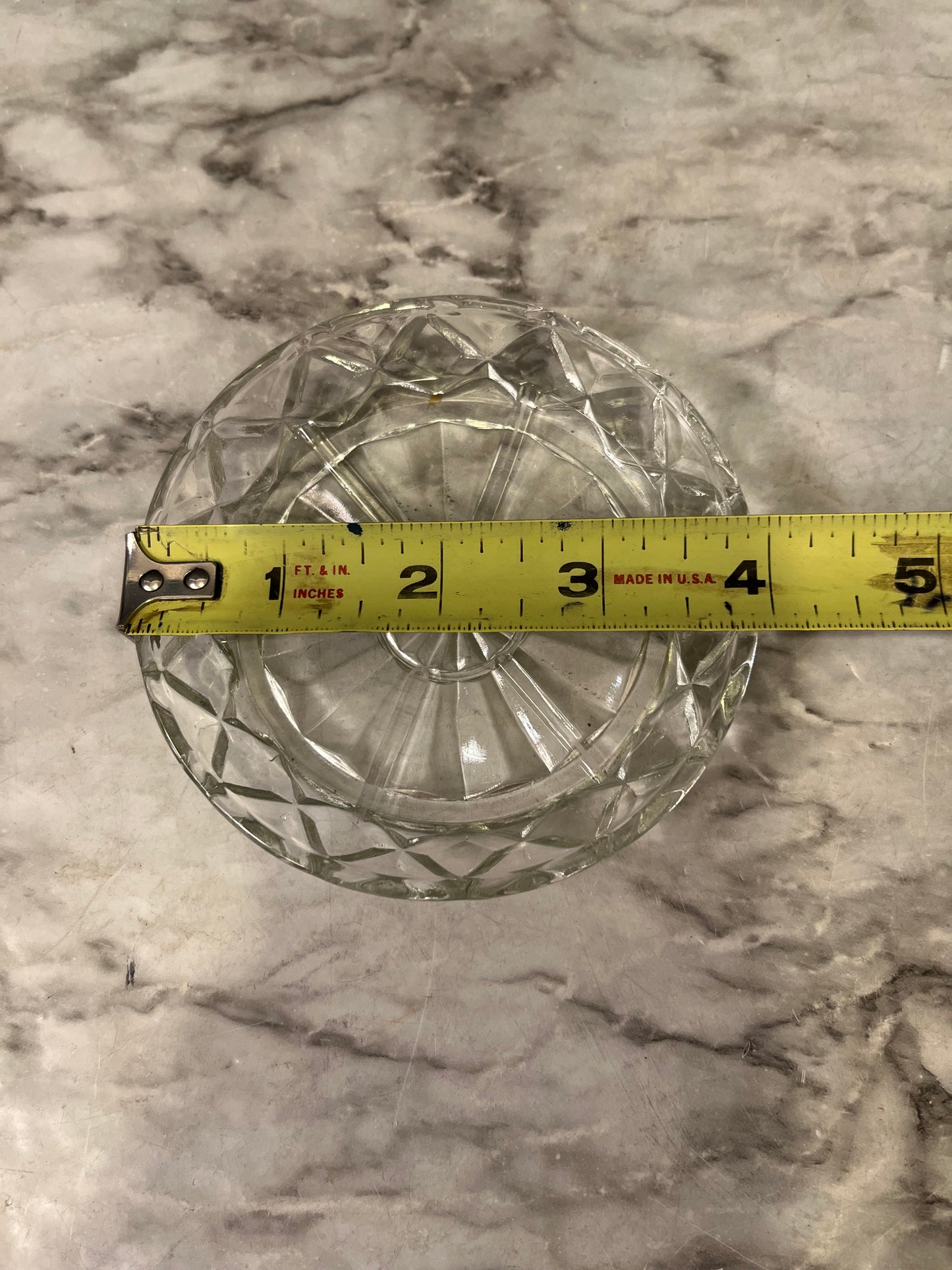 Smal Glass Trinket Dish Star Design