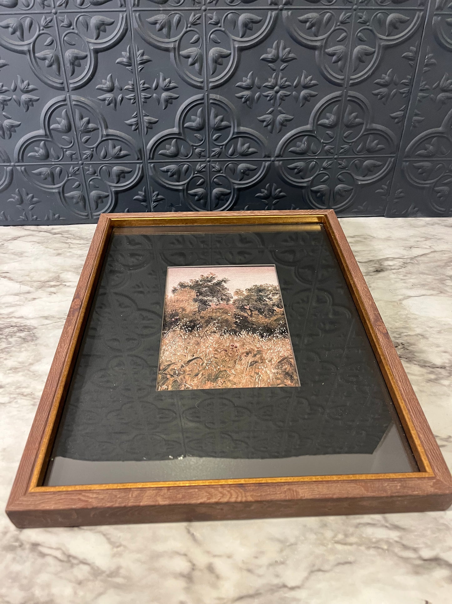 Landscape Print in thick dark mat