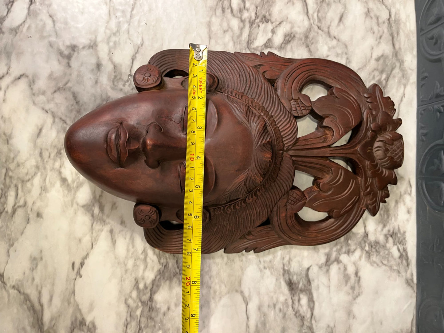 Indonesian Wood Carved Face Hanging