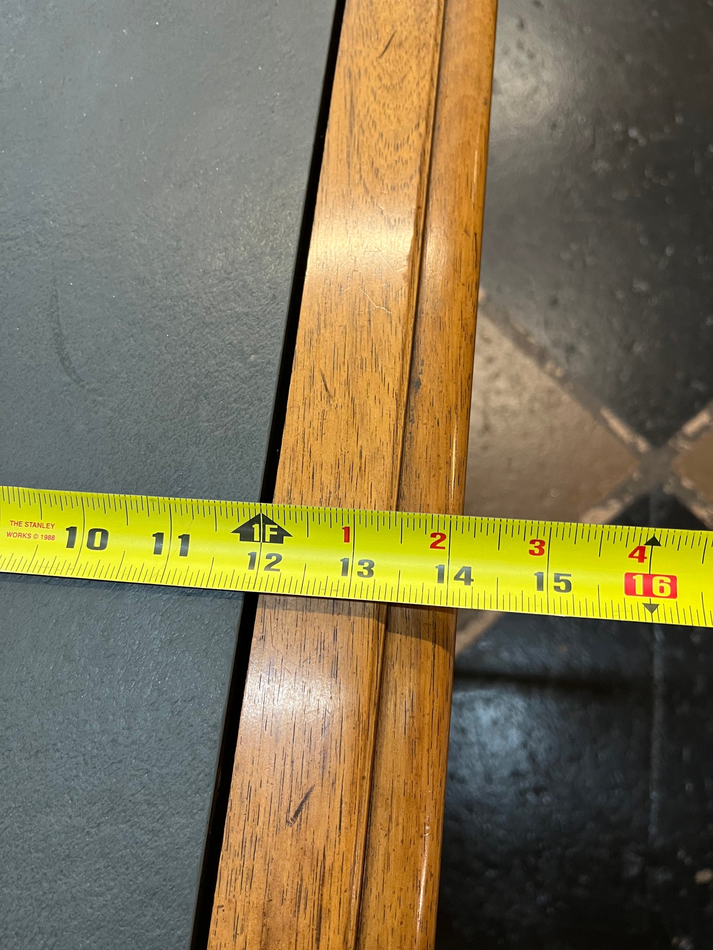 Entry table with Green Slate Top