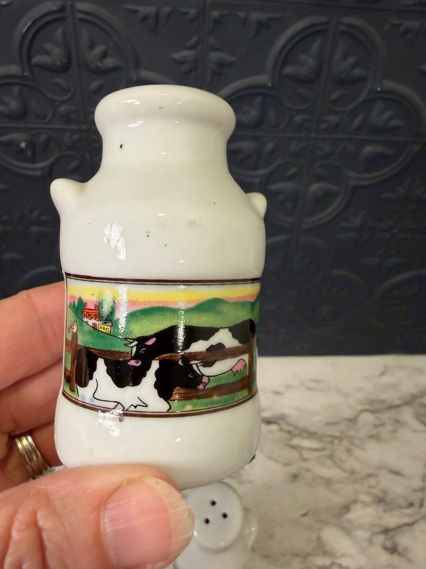Milk Jug Salt and Pepper