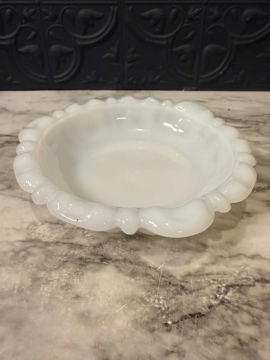 Anchor Hocking Milk Glass 5.25”