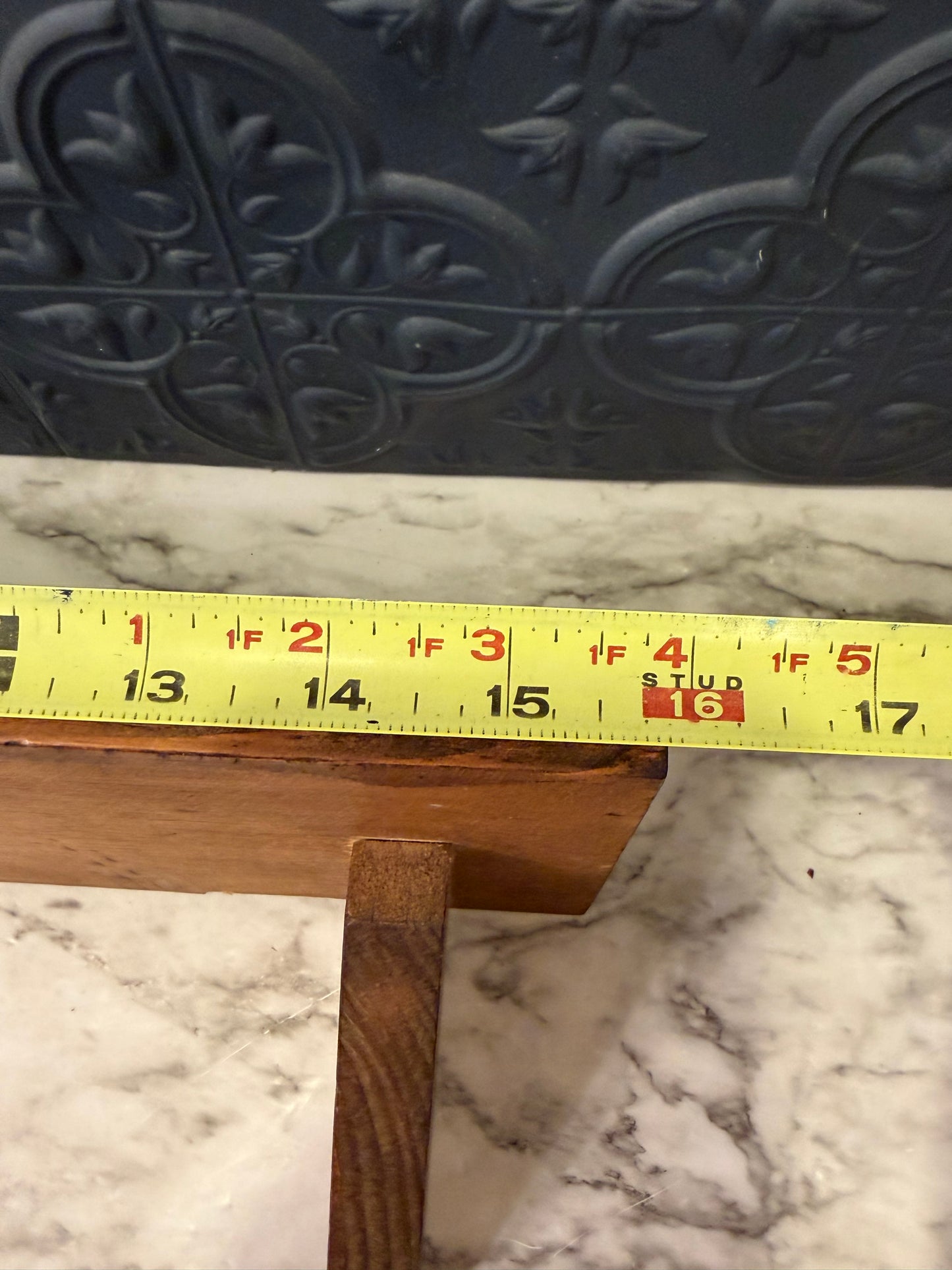 16" Handmade Wood Shelf
