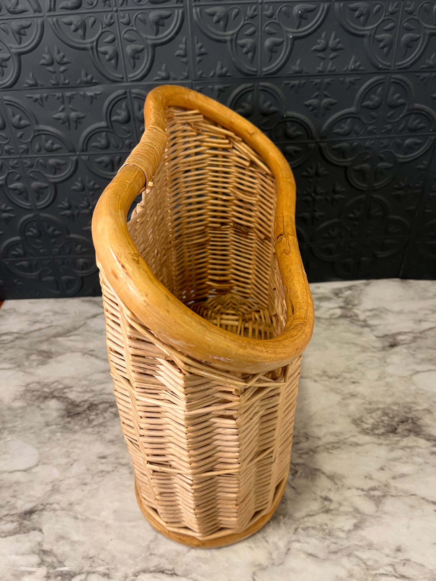 Bamboo Basket with Handle