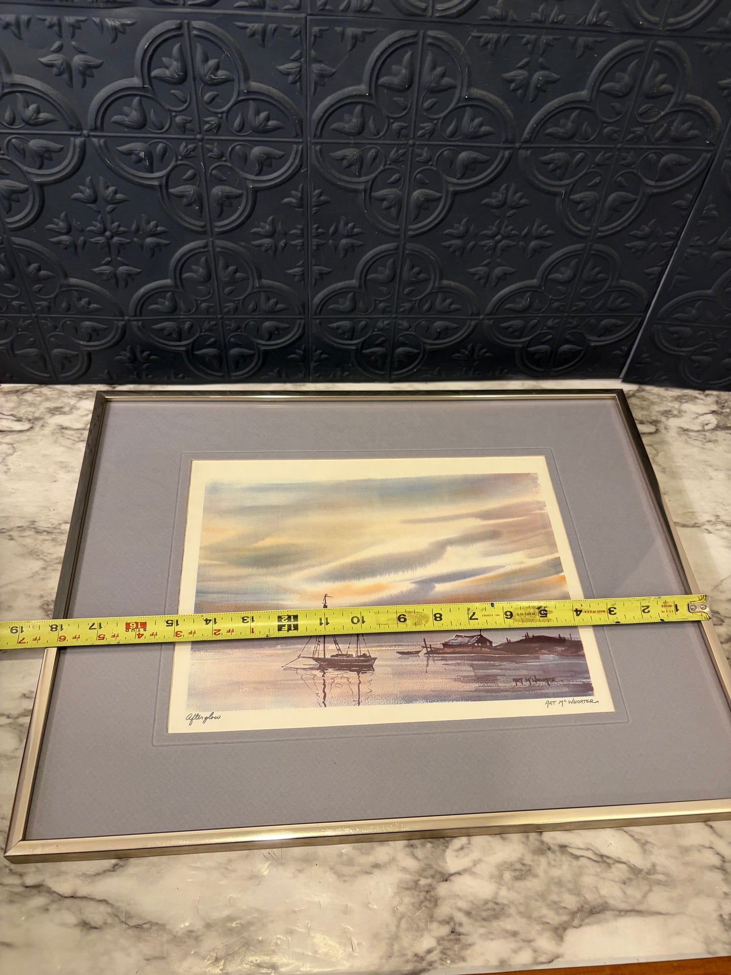Framed Print of "Afterglow” by Arthur McWhorter