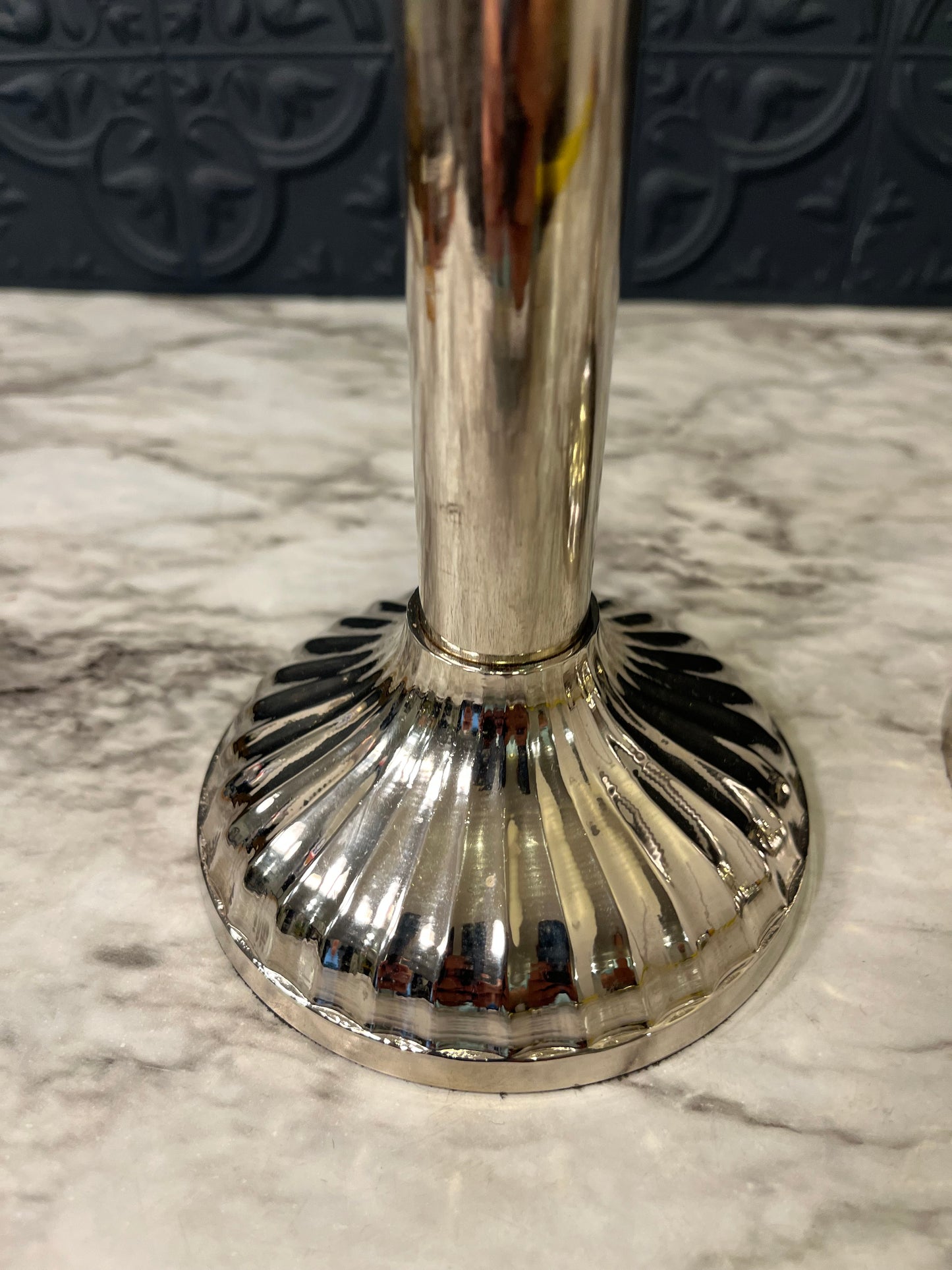 Aluminum Candle Holder 15" x 2