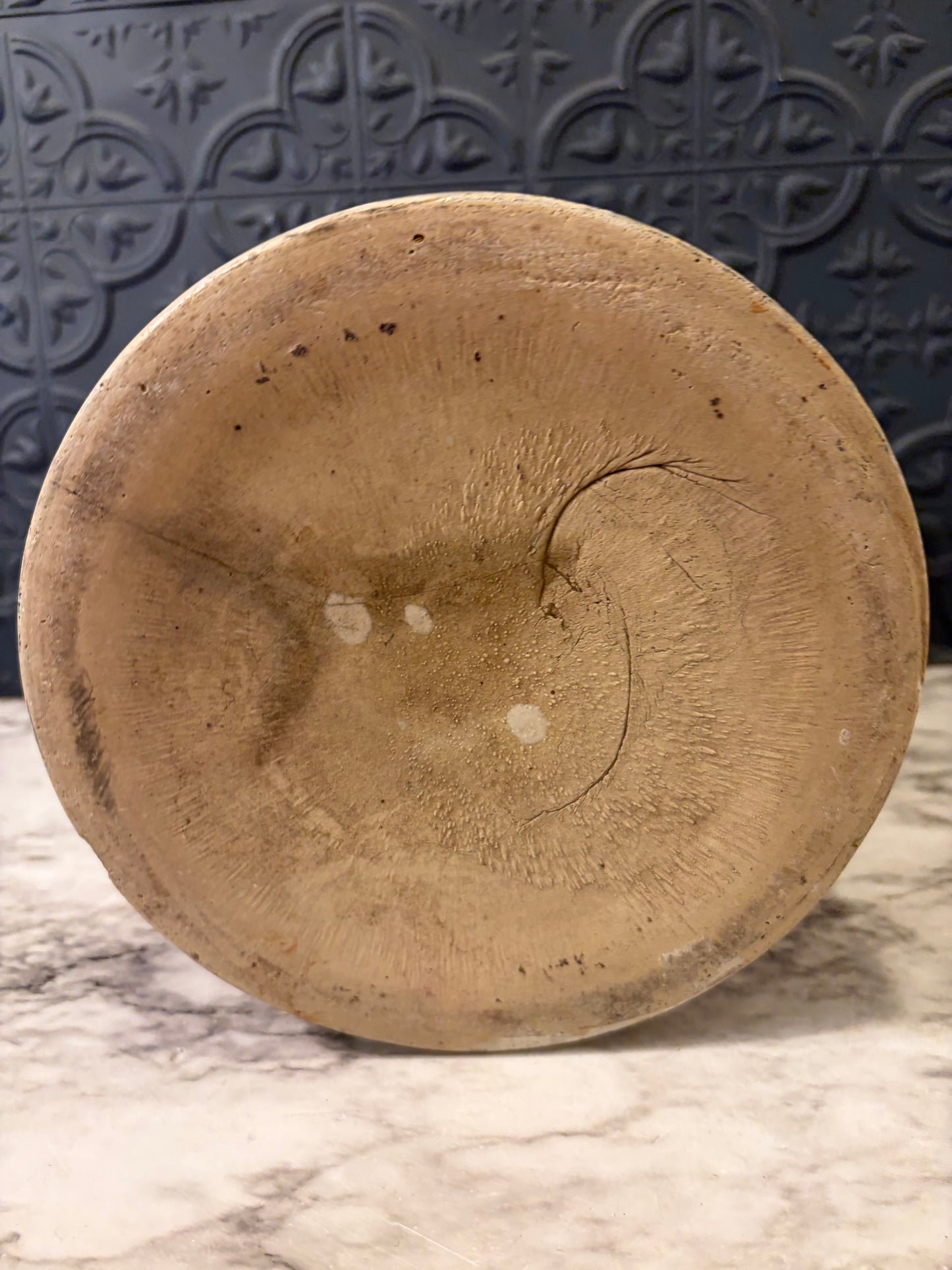 Tan Crock 8" AS IS