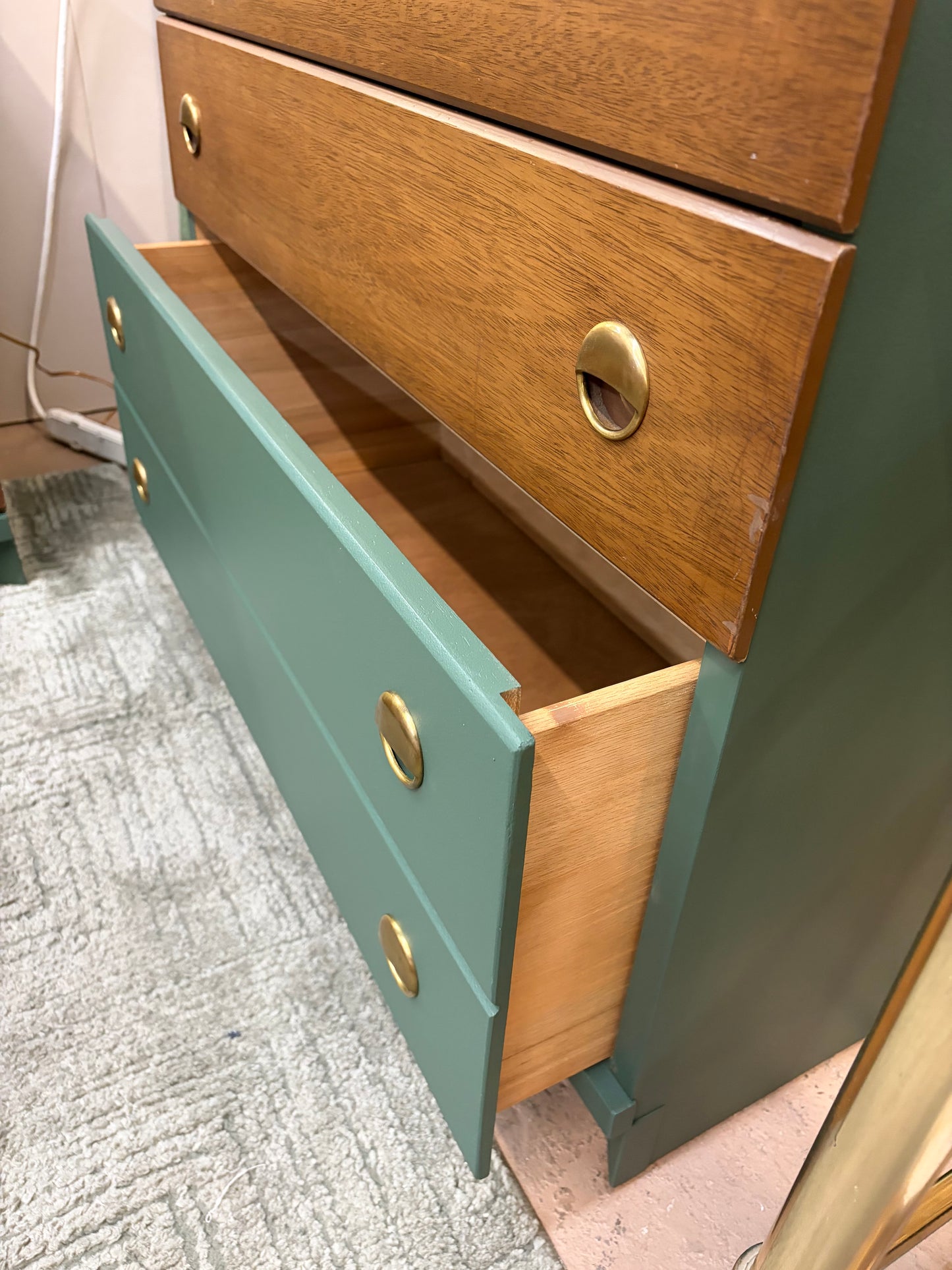 Small Bassett Dresser Painted Foxtrot