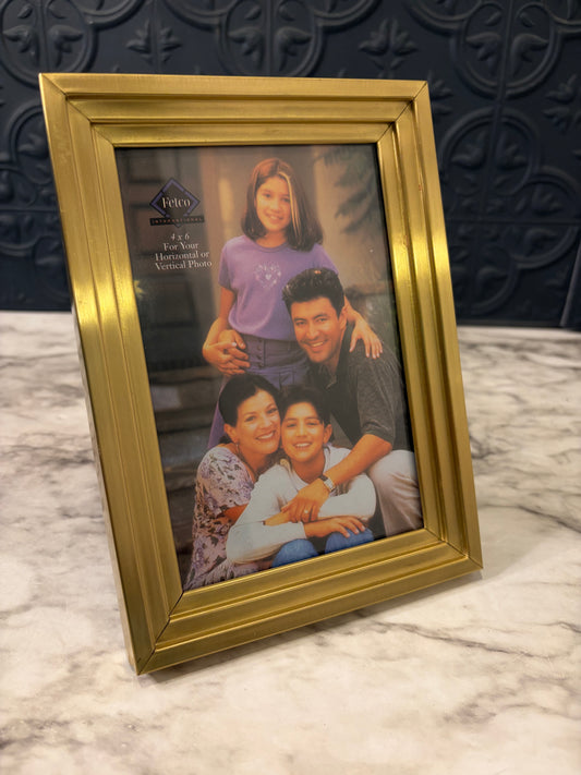 Brass Deco Style Picture Frame