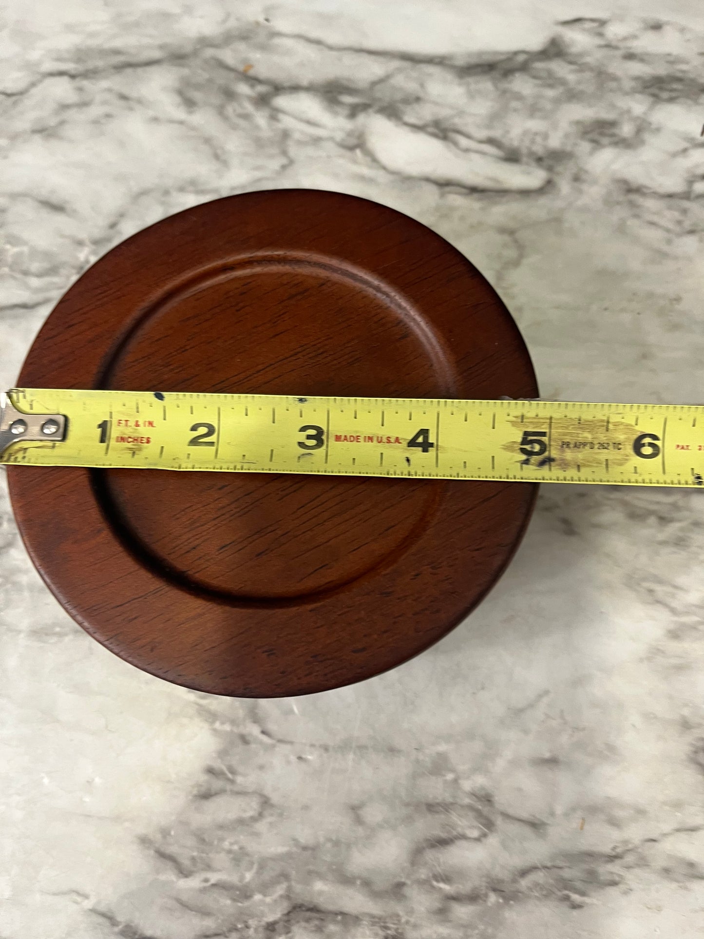 Set of 5 Wood Coasters