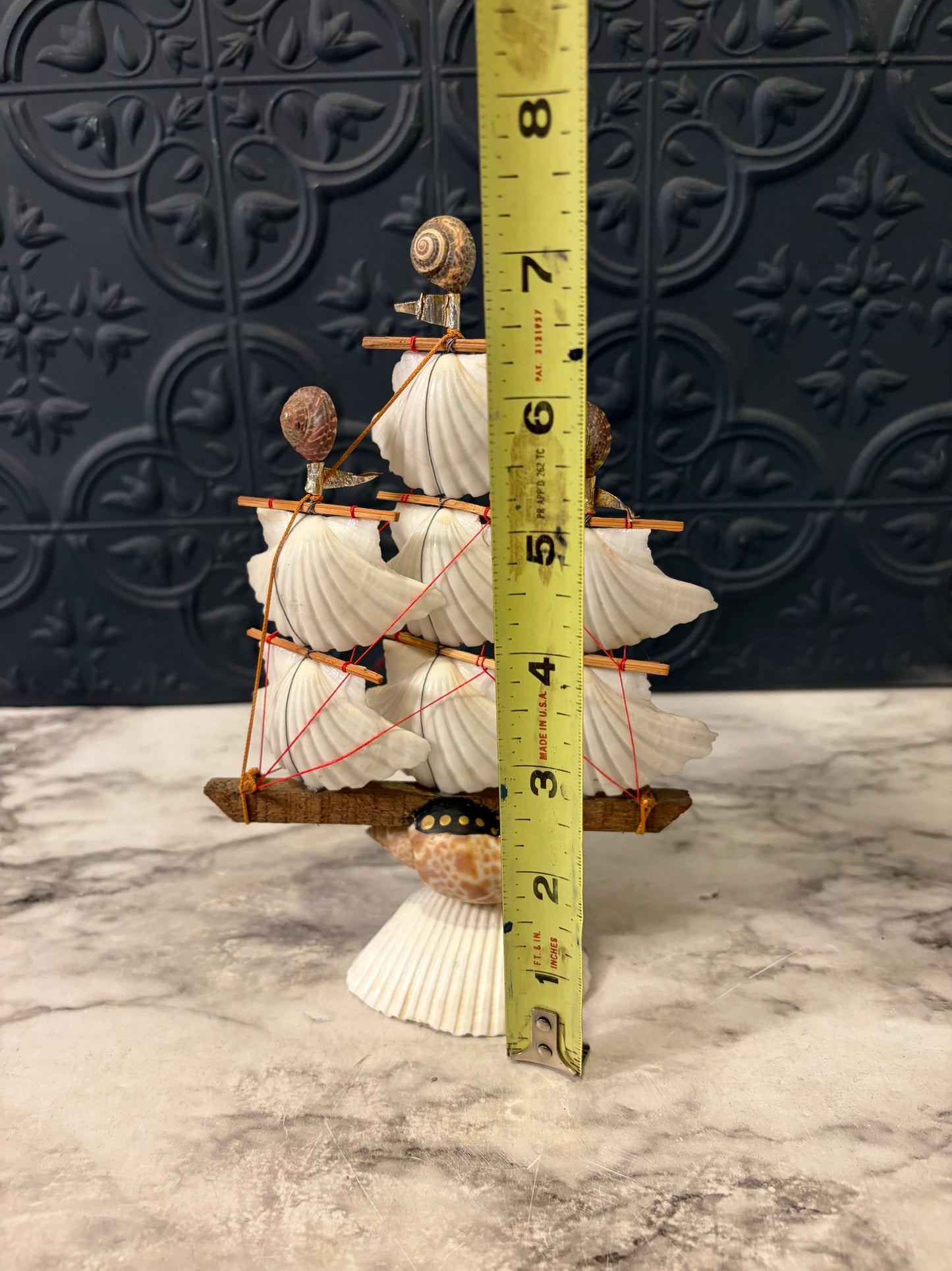 Small Ship made of Shells