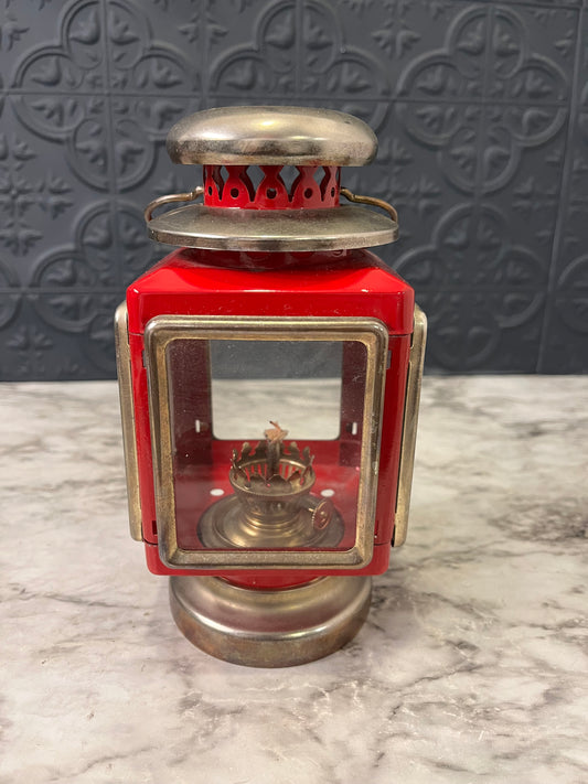Vintage Red and Gold Lantern