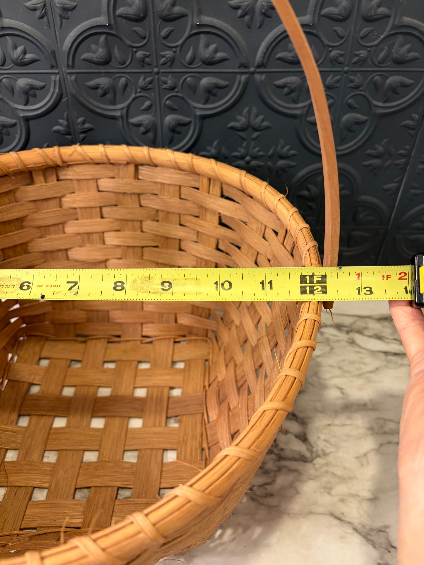 Vintage Collection Handled Basket 14.5"