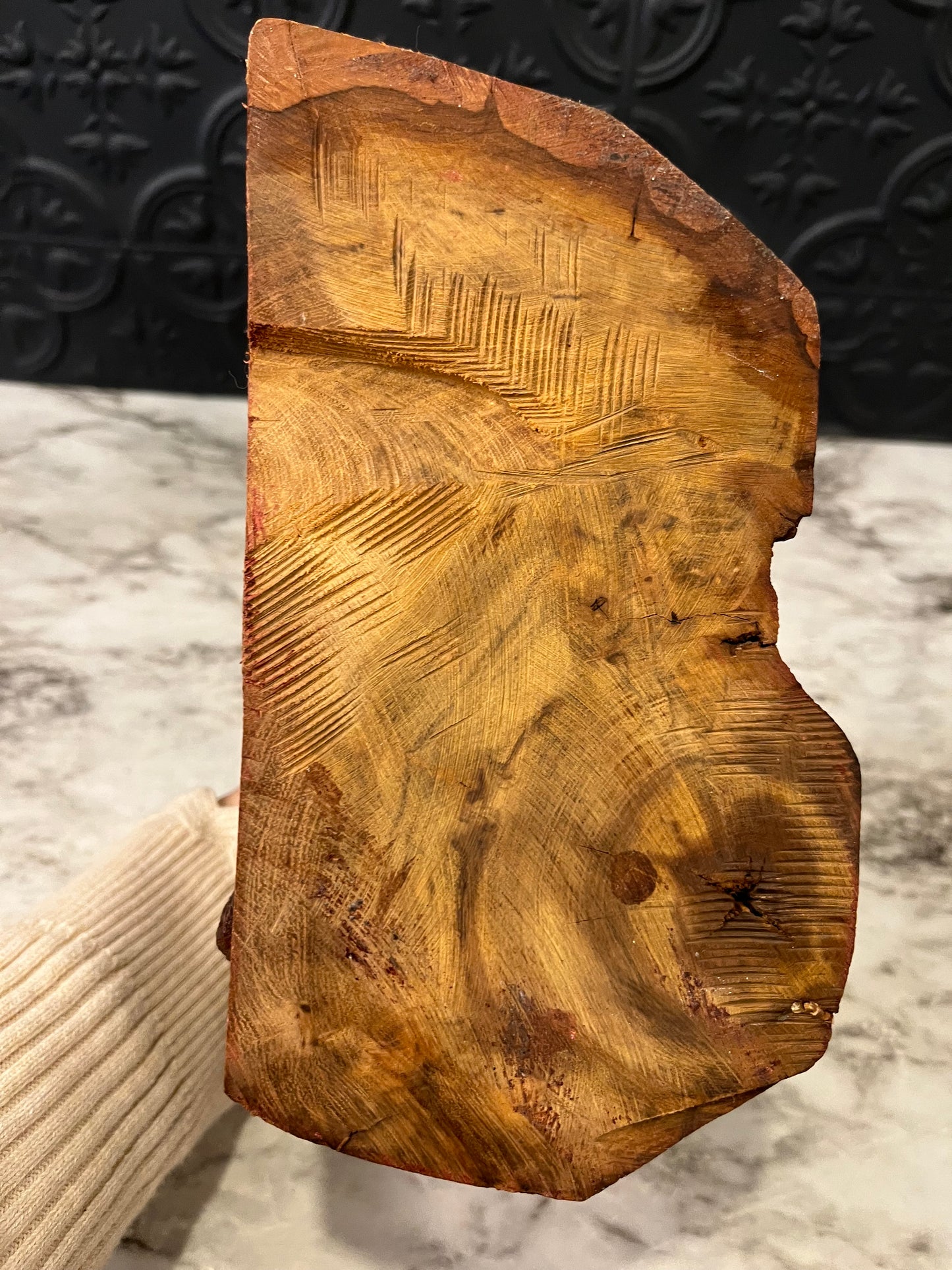 Carved Wood Bear Family