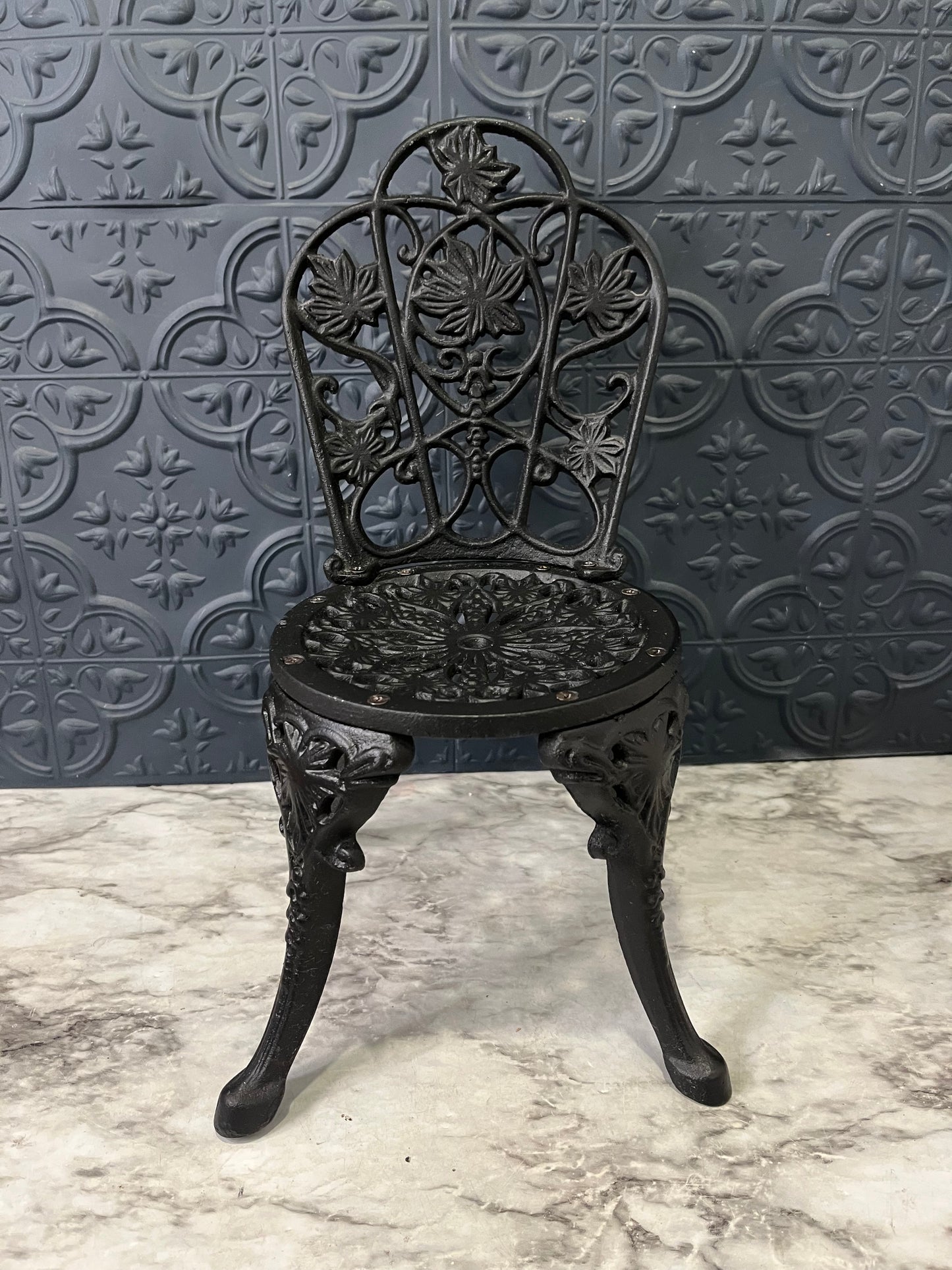 Small Cast Iron Bistro Chair