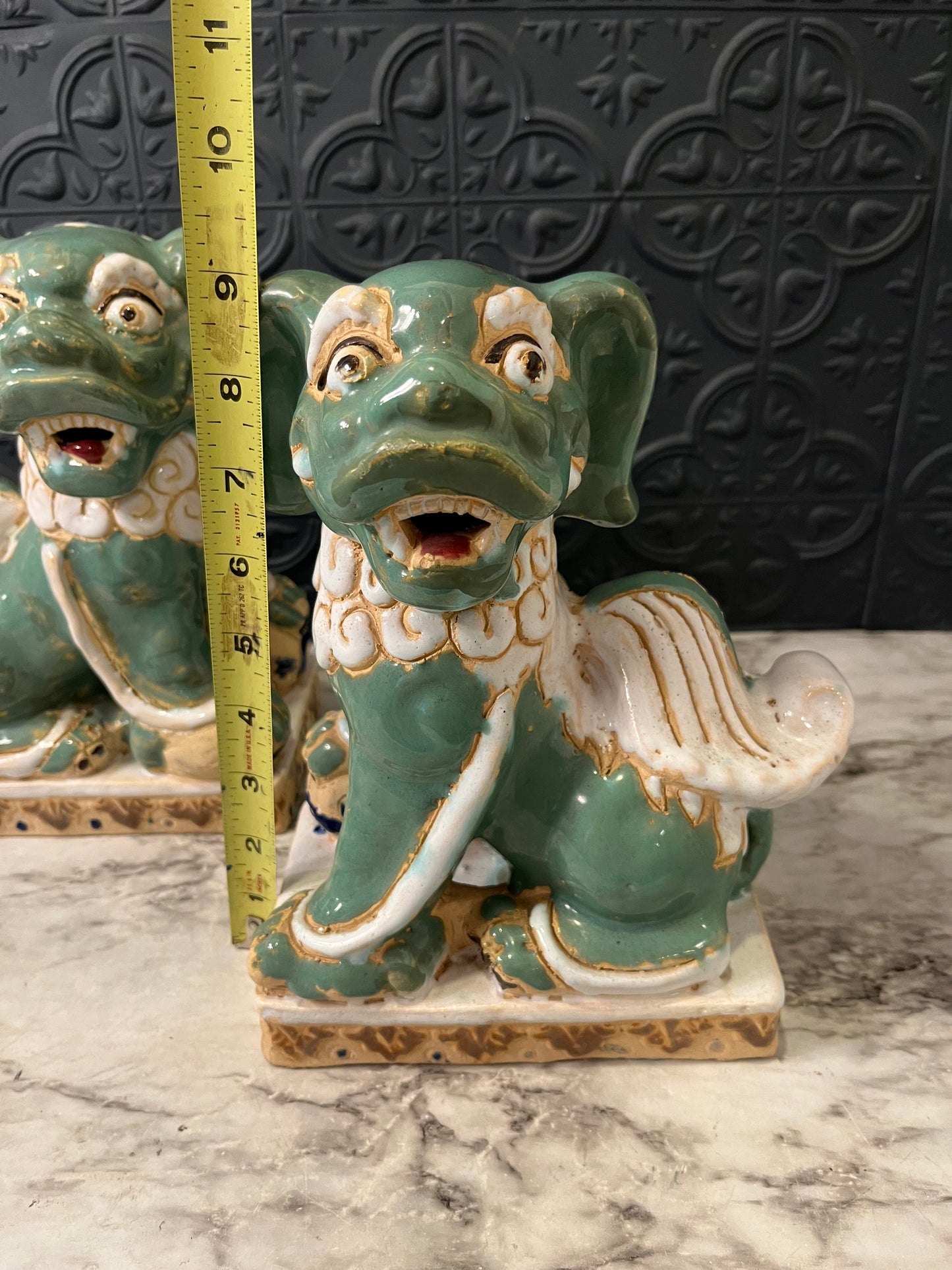 Pair of Hollywood Regency Foo Dogs