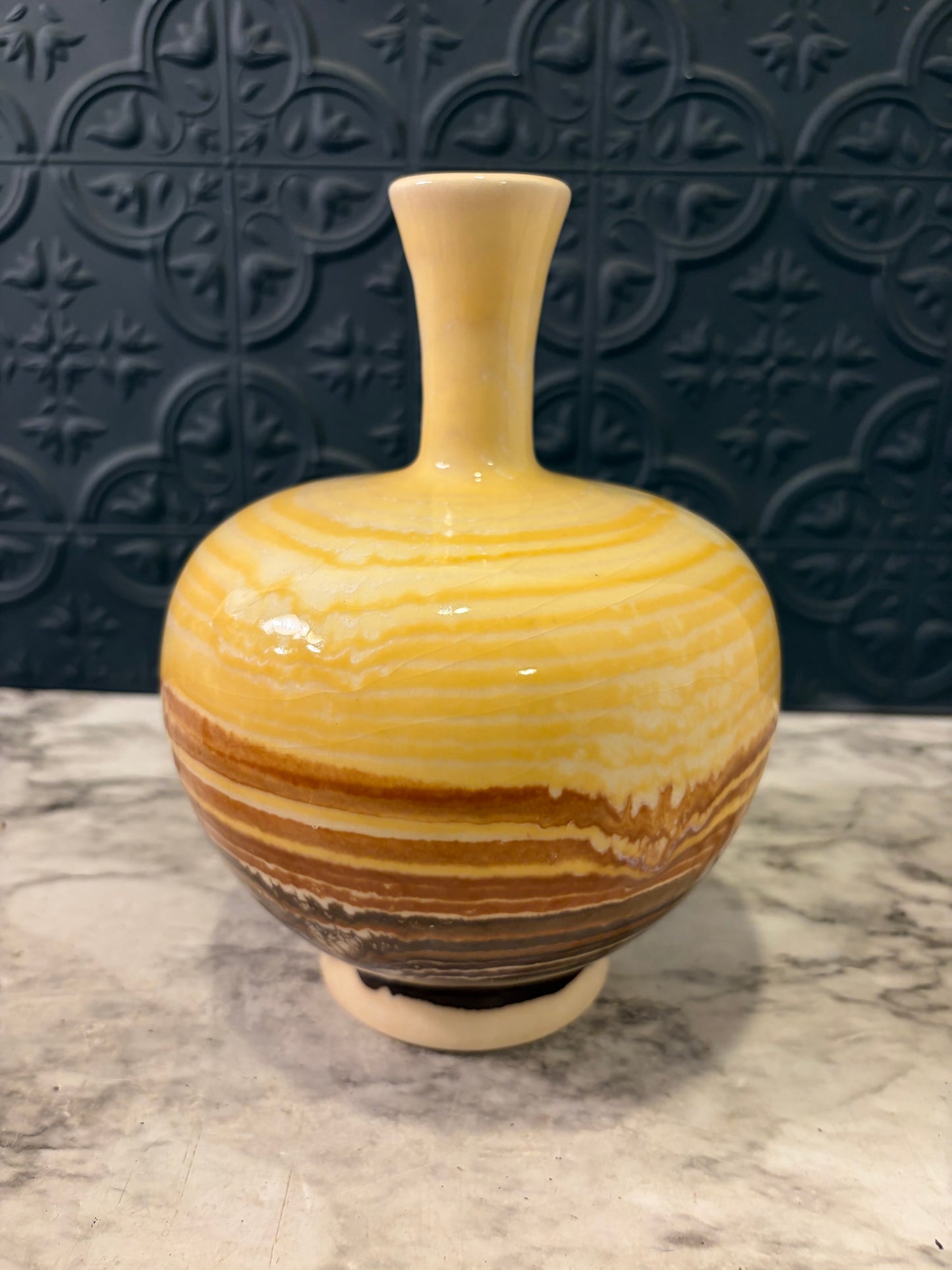 Haeger Yellow tones Vase