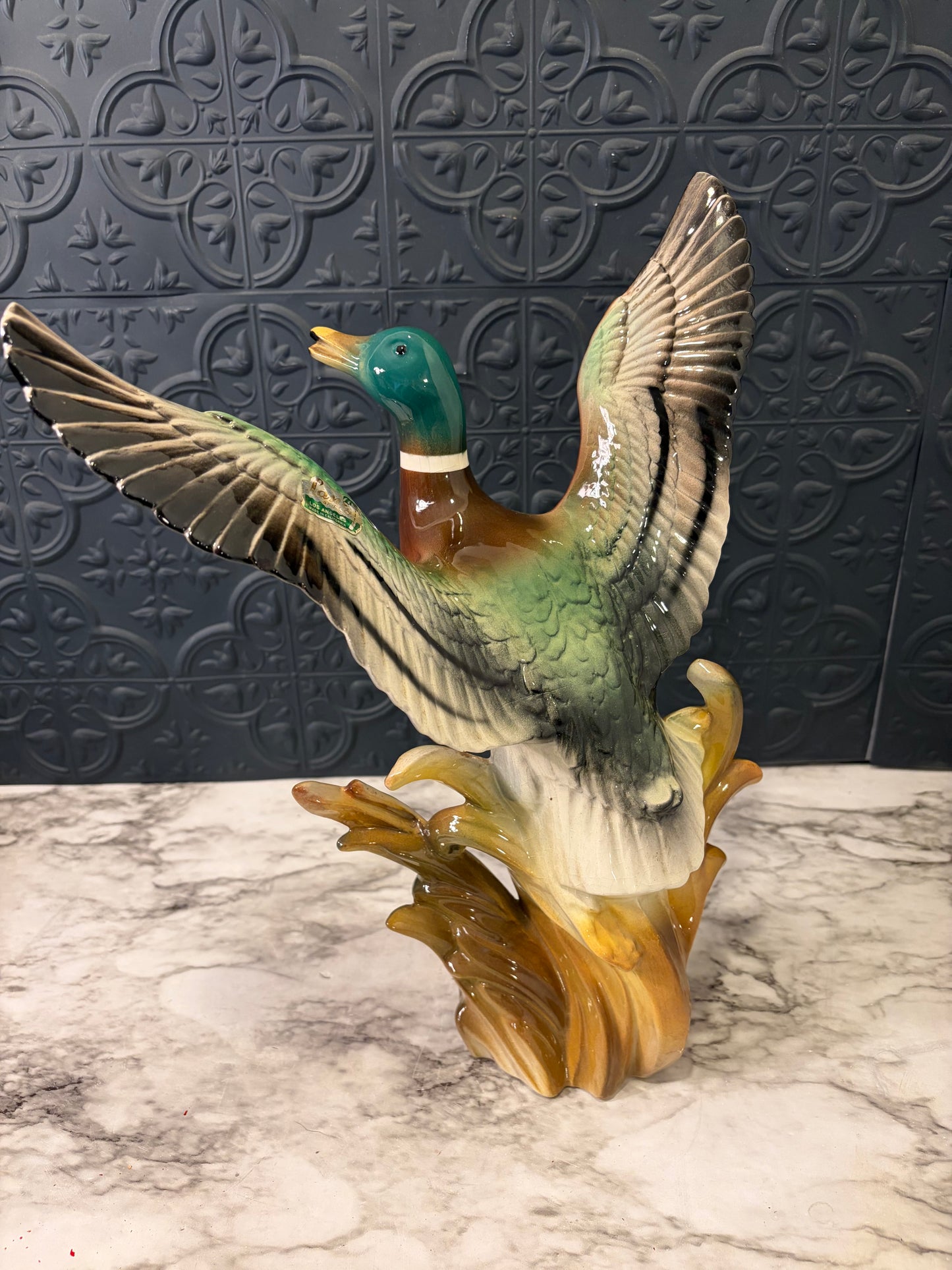 Vintage Flying Mallard Figure Lane