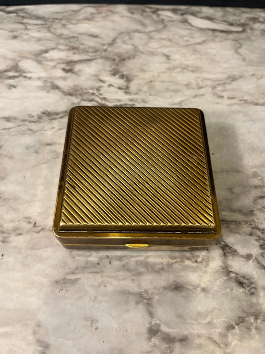 Square Brass Folding compact