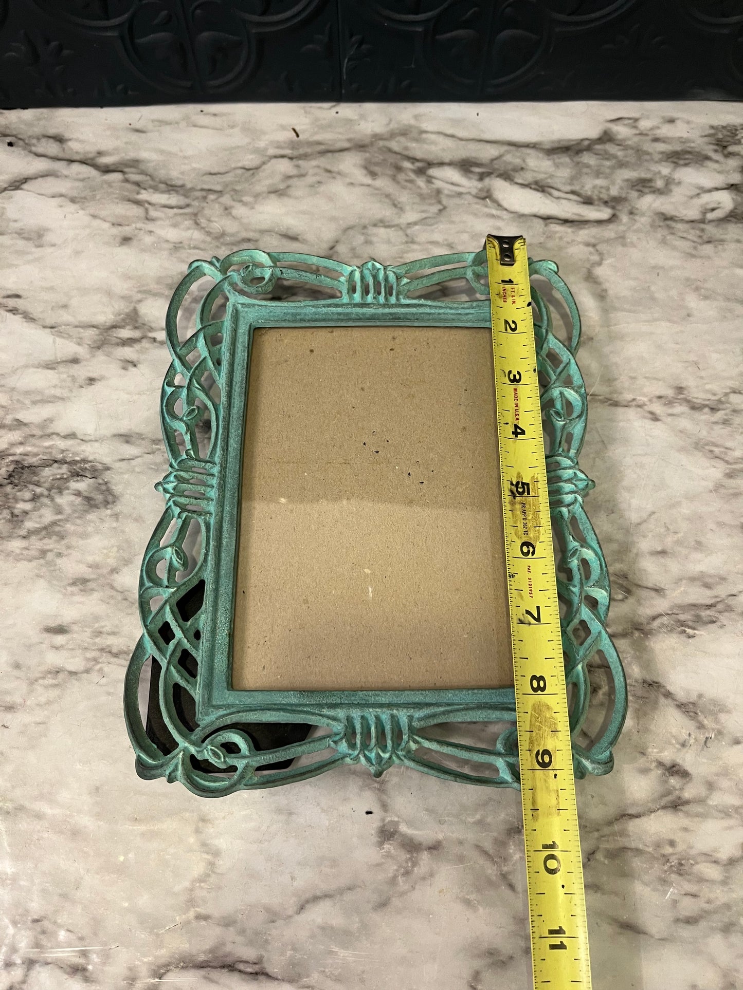 Turquoise Metal Frame