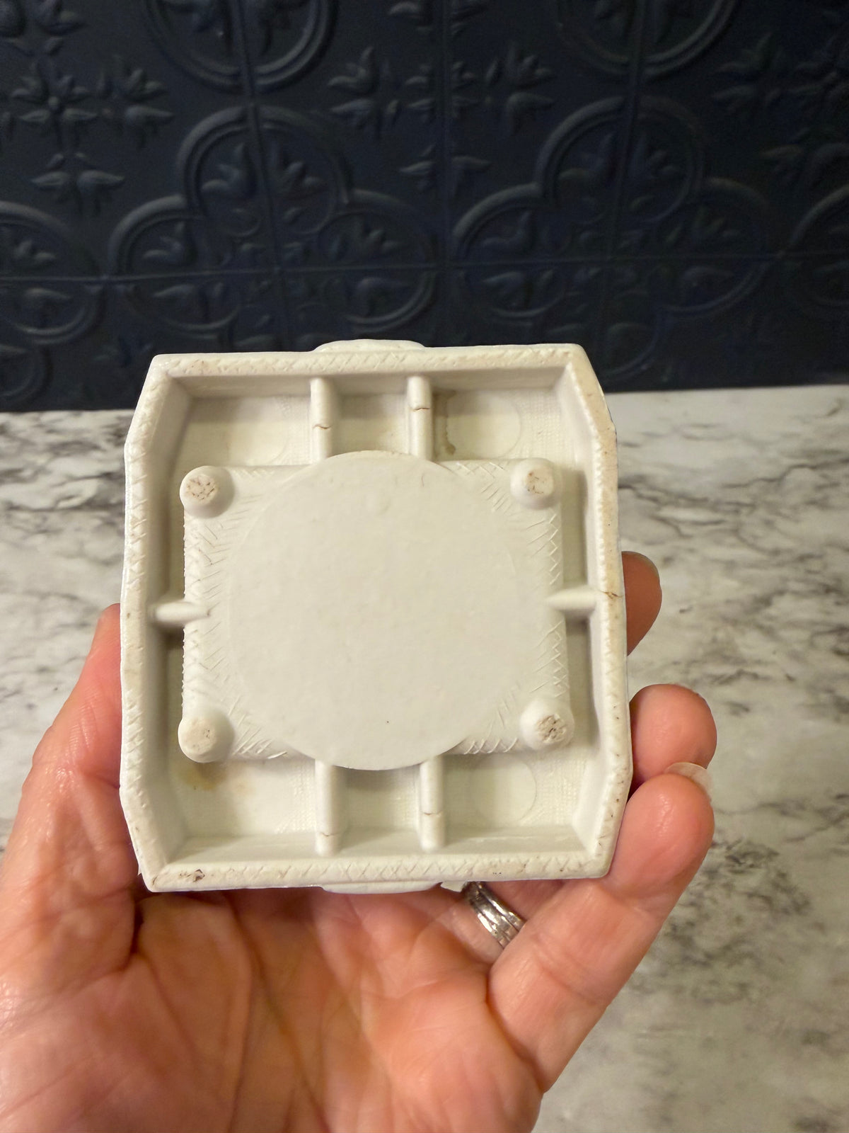 Small Grey Ceramic Ashtray