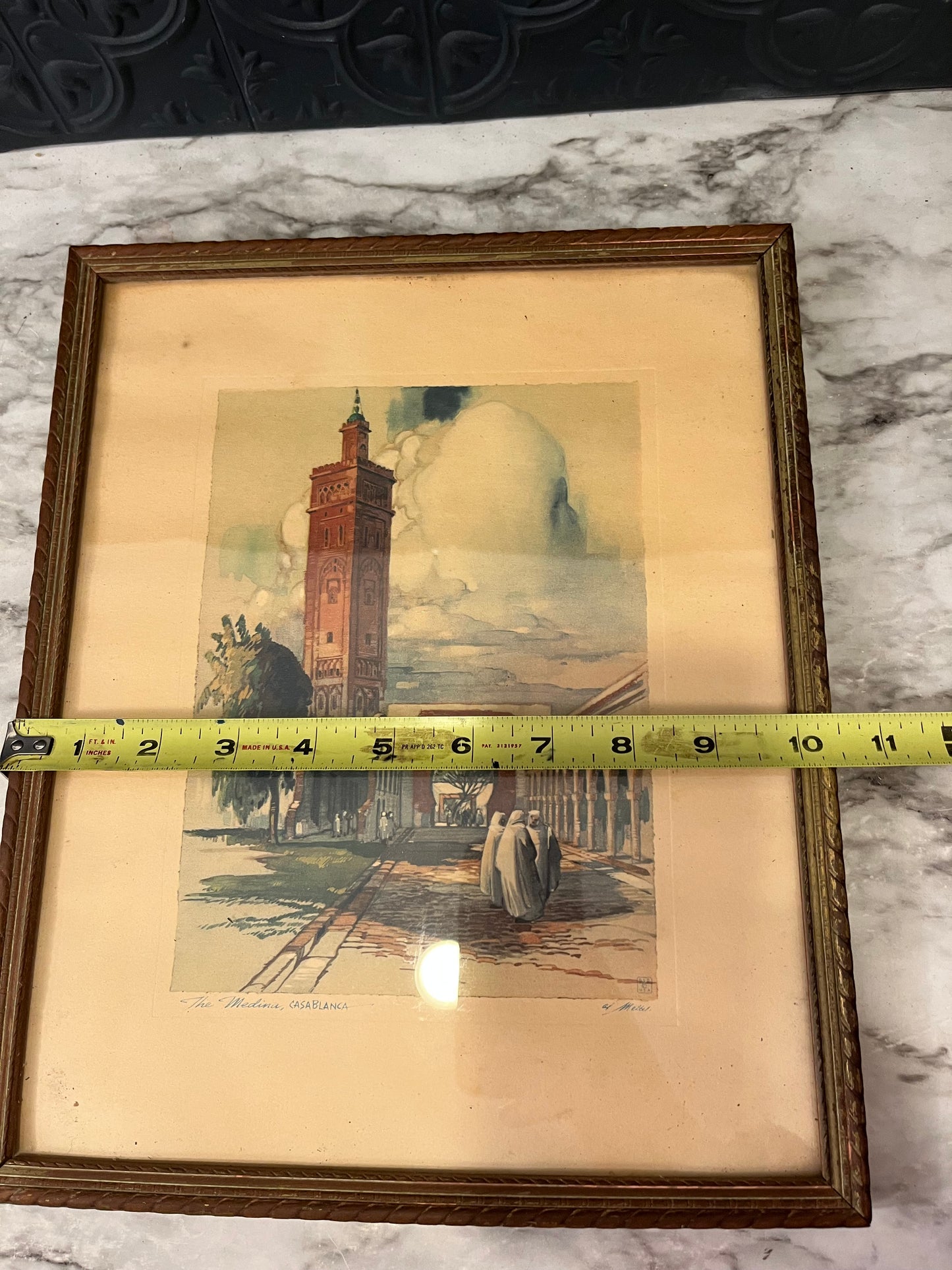 Print of The Koutoubia, Marrakech Frame