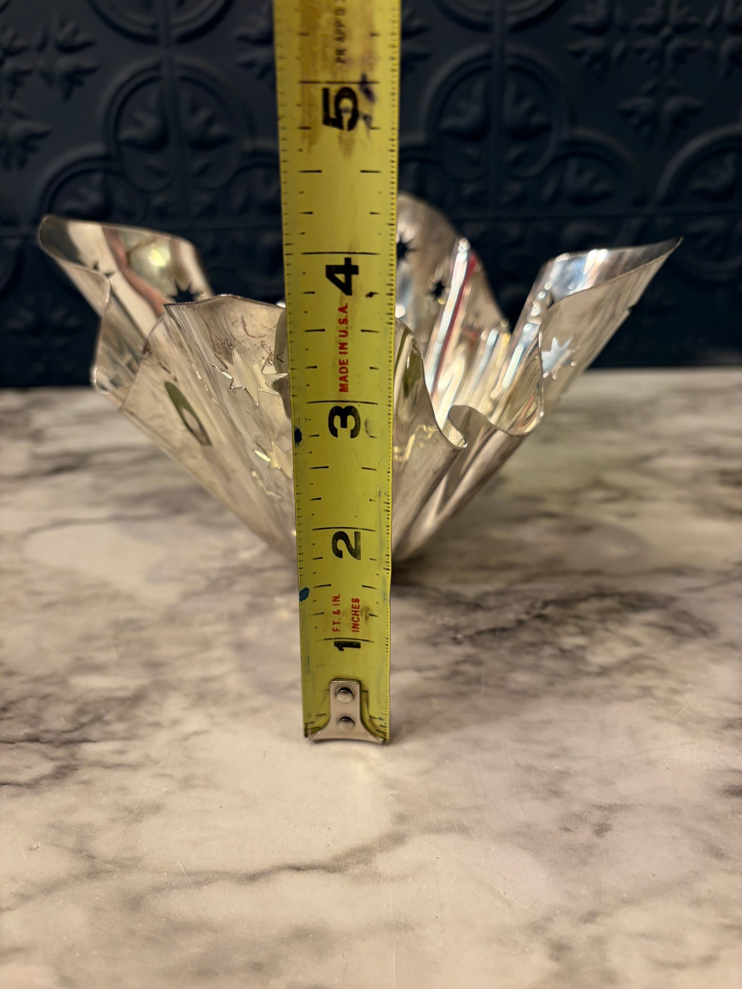 Studio Silversmiths Votive Holder with cutouts