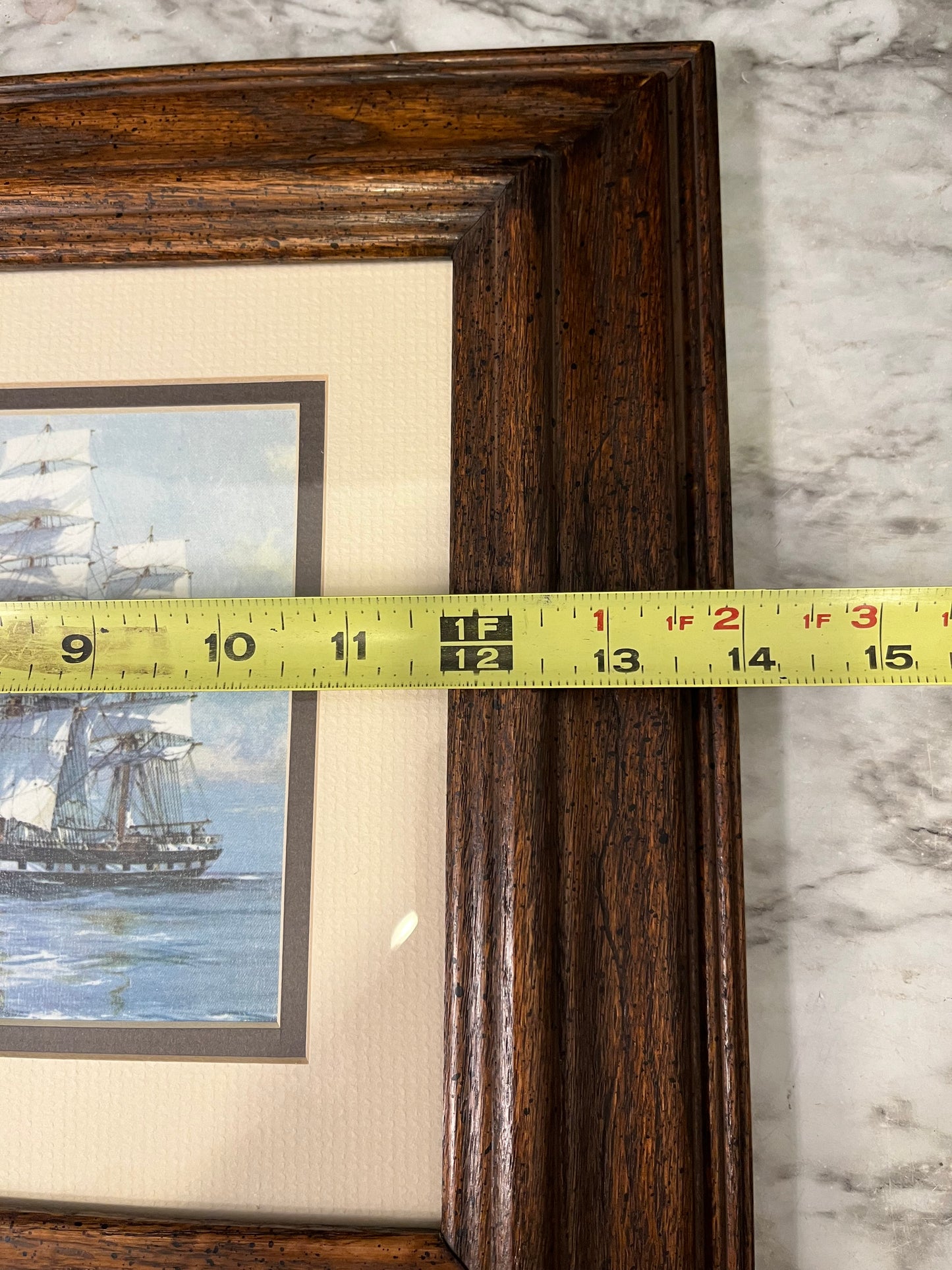 Framed print of Clipper ship