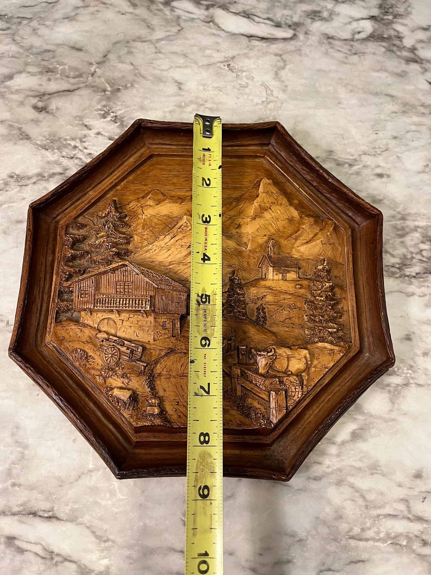 3D Resin Wall Plaque of Alps