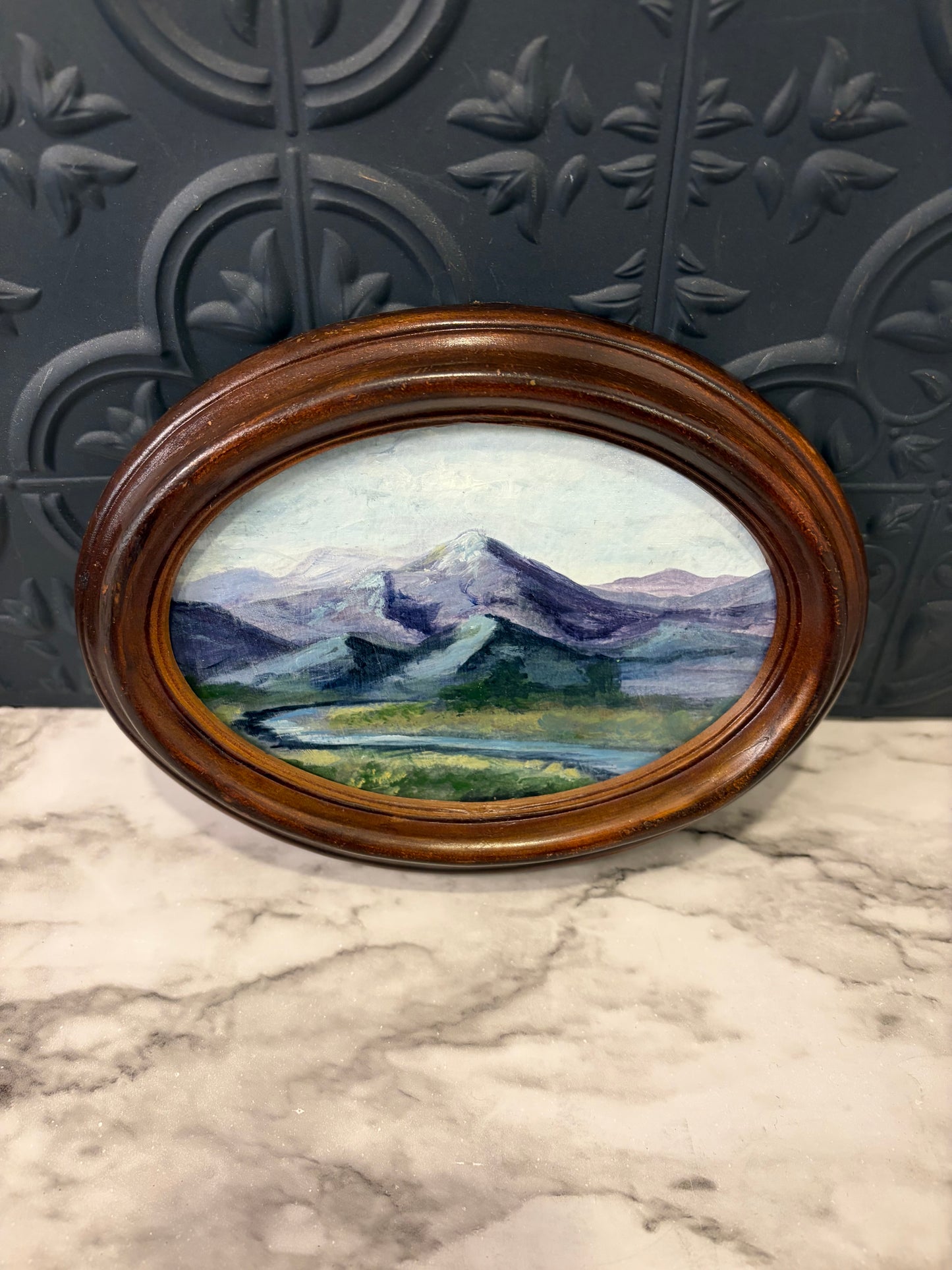 River from the Mountains Original Painting by Jessie