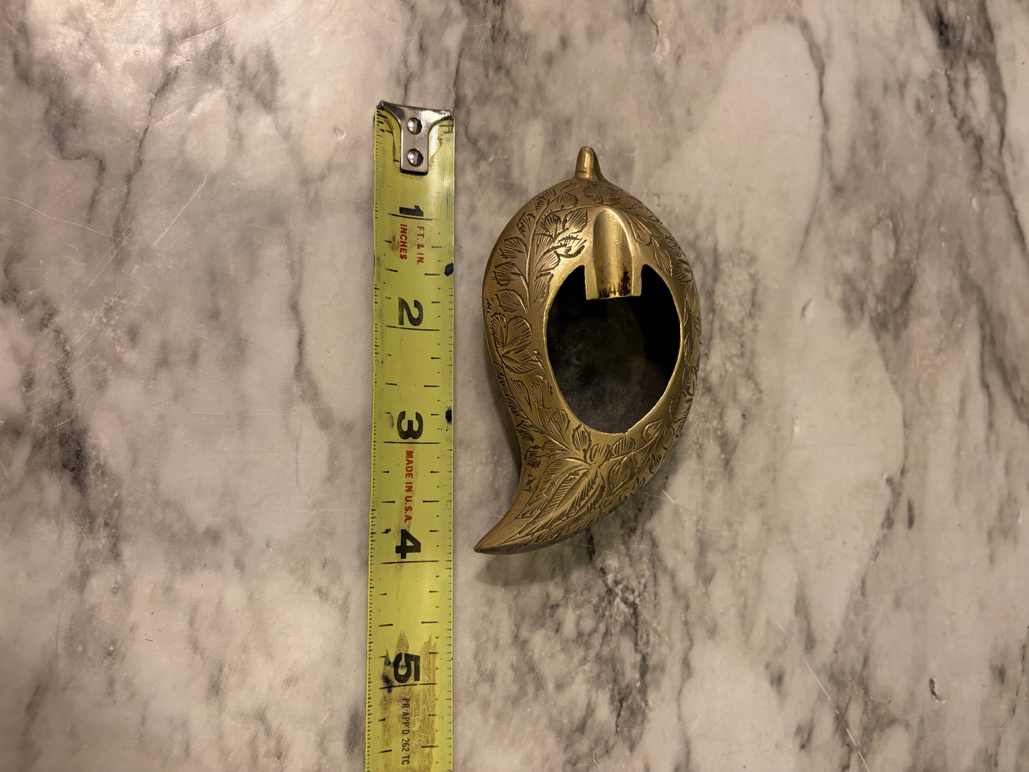 Brass Mango Shape Ashtray