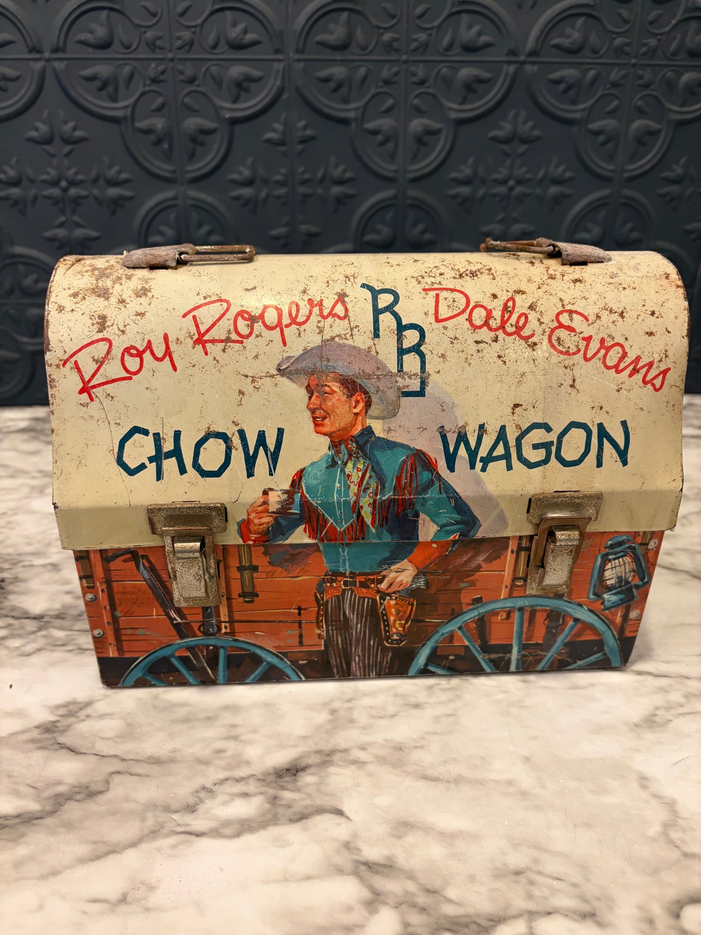Antique Roy Rogers Lunch Pail AS IS